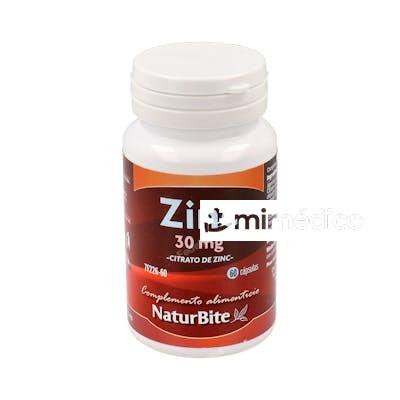 ZINC CITRATO 30MG 60CAP. NATURBITE