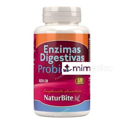 ENZIMAS DIGESTIVAS+PROBIOTICOS 120CAP. NATURBITE
