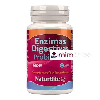 ENZIMAS DIGESTIVAS+PROBIOTICOS 60CAP. NATURBITE