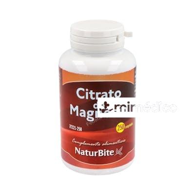 CITRATO DE MAGNESIO 250COMP. NATURBITE