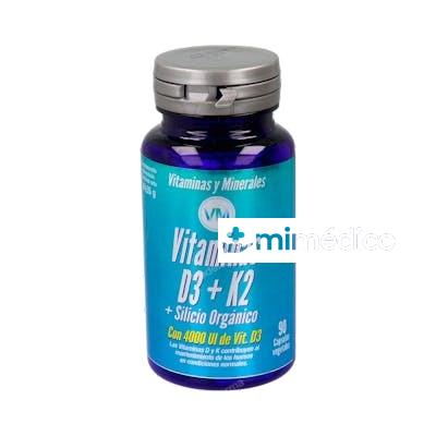 VITAMINA D3 + K2 + SILICIO 90CAP. YNSADIET