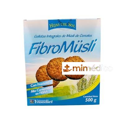 GALLETAS FIBROMUESLI CHOCOLATE 500GR. YNSADIET