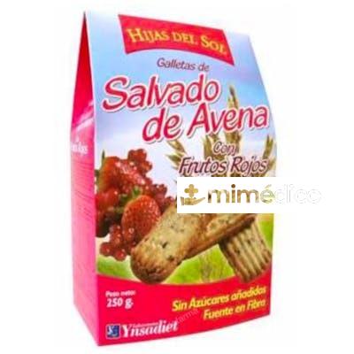 GALLETAS DE SALVADO DE AVENA CON FRUTOS ROJOS 250G YNSADIET