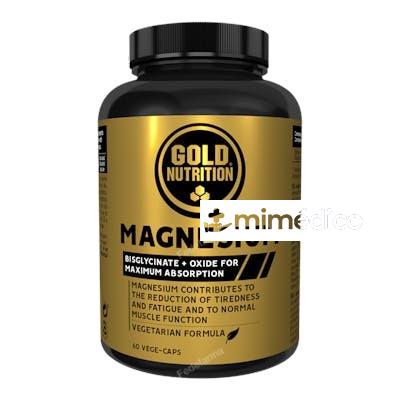MAGNESIO 600MG. 60CAP. GOLD NUTRITION