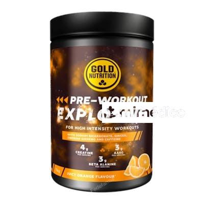 PRE-WORKOUT EXPLOSIVE ORANGE 1KG. GOLD NUTRITION