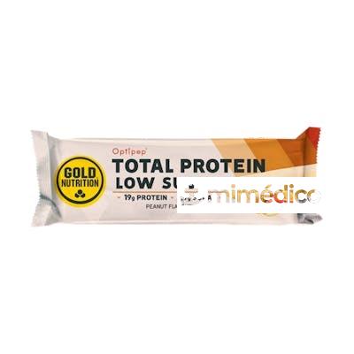 TOTAL PROTEIN LOW SUGAR BAR CRUNCHY PEANUT 10U GOLD NUTRITION