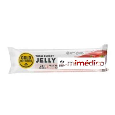 JELLY BAR TOTAL ENERGY STRAWBERRY 15UDS. GOLD NUTRITION