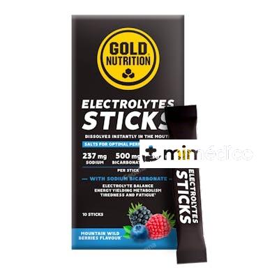 ELECTROLYTES WILD BERRIES 10STICKS. GOLD NUTRITION