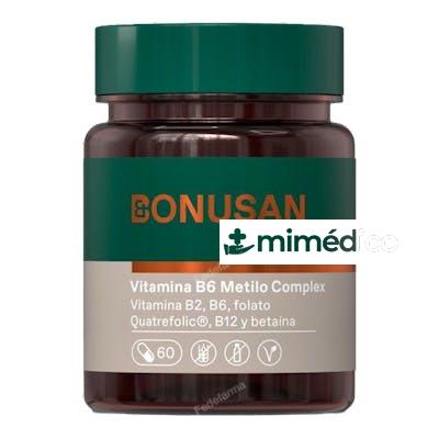 VITAMINA B6 COMPLEJO METILO 60CAP. BONUSAN