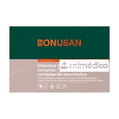 VITAMINA C 1000 COMPLEJO DE ASCORBATOS 30COMP. BONUSAN