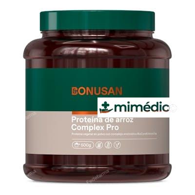 PROTEINA DE ARROZ PLUS POLVO SABOR VAINILLA 500GR. BONUSAN