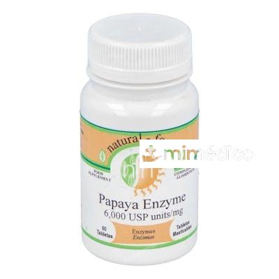 PAPAYA ENZIMAS 60COMP. MAST. NUTRI-FORCE
