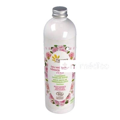 AGUA MICELAR DESMAQUILLANTE CON ROSA 400ML. BIO FLEURANCE NATURE