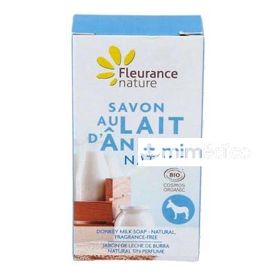 JABON LECHE DE BURRA NATURAL SIN PERFUMES 100GR. FLEURANCE NATURE