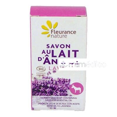 JABON LECHE DE BURRA CON AE LAVANDA 100GR. FLEURANCE NATURE