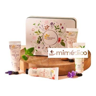 COFRE BEIGE CUARTETO DE CREMAS DE MANOS FLEURANCE NATURE