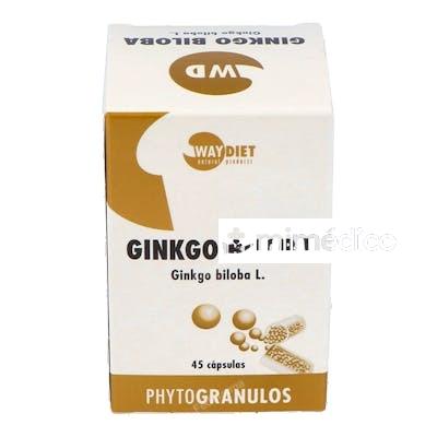 GINKGO BILOBA PHYTOGRANULOS 45CAPS. WAYDIET NATURAL PRODUCTS