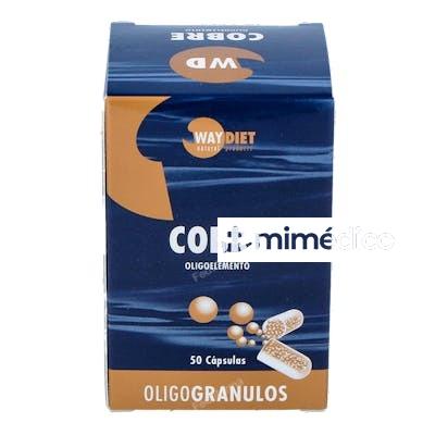 COBRE OLIGOGRANULOS 50CAPS. WAYDIET NATURAL PRODUCTS