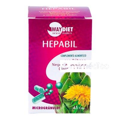 PHYTOCOMPLEX HEPABIL 45CAPS. WAYDIET NATURAL PRODUCTS