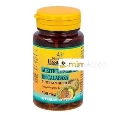 ACEITE DE SEMILLAS DE CALABAZA 500MG. 50PERLAS NATURE ESSENTIAL