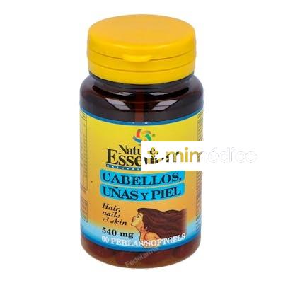 CABELLO, UÑAS Y PIEL 540MG. 60PERLAS NATURE ESSENTIAL