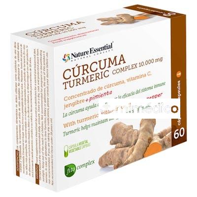 CURCUMA 10.000MG. +JENGIBRE+PIMIENTA 60CAP. NATURE ESSENTIAL