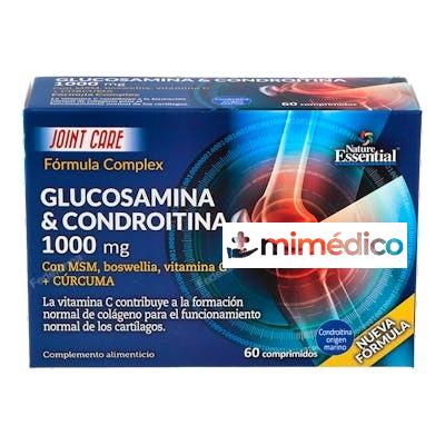 GLUCOSAMINA+CONDROITINA+MSM 1000MG. 60COMP. NATURE ESSENTIAL