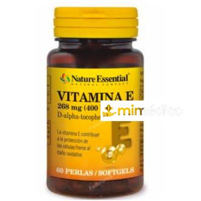VITAMINA E 400UI NATURAL 60PERLAS. NATURE ESSENTIAL