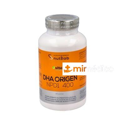 DHA ORIGEN NPD1 400MG. 60PERLAS NUTILAB