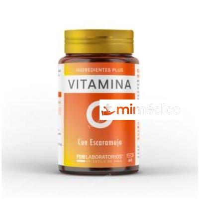 VITAMINA C 1000MG. CON ESCARAMUJO 60COMP. FDB