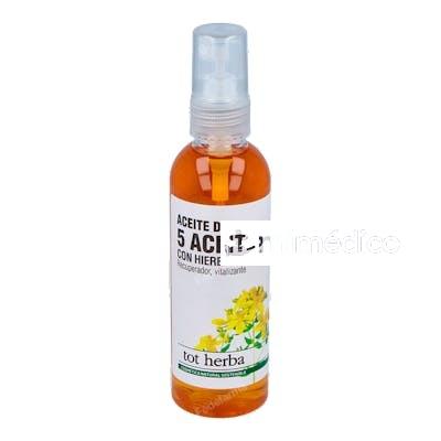 ACEITE DE MASAJE 5 ACEITES 100ML. TOT HERBA-AUTHEX