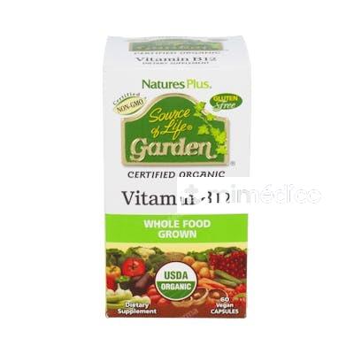 GARDEN SOURCE OF LIFE VITAMINA B12 60CAP. NATURES PLUS