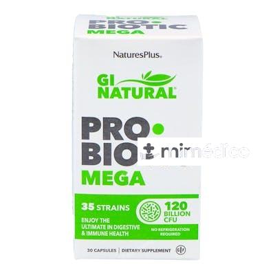 GI NATURAL PROBIOTIC MEGA 30CAP. NATURES PLUS