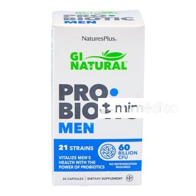GI NATURAL PROBIOTIC MEN 30CAP. NATURES PLUS
