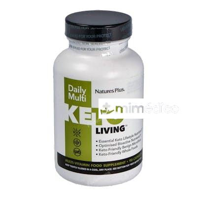 KETO LIVING DAILY MULTI 90CAP. NATURES PLUS