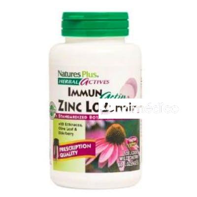 IMMUNACTIN ZINC LOZENGES 60COMP. NATURES PLUS