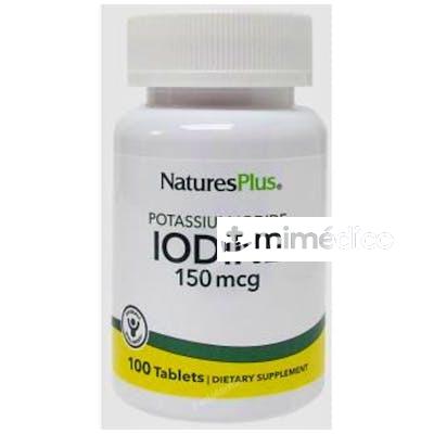 IODINE YODURO POTASICO 100COMP. NATURES PLUS