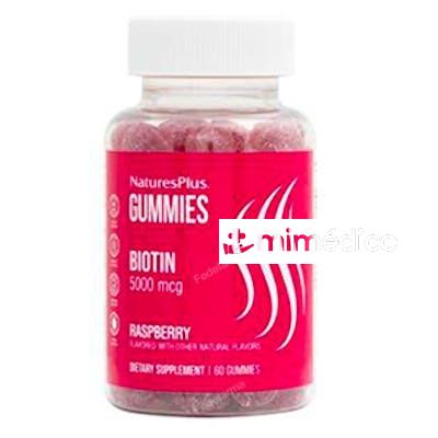 GUMMIES BIOTINA 60GUMMIES. NATURES PLUS