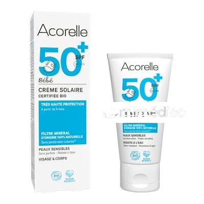 CREMA SOLAR BEBE SPF50+ 50ML. BIO ACORELLE