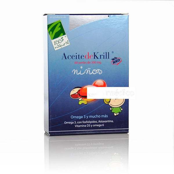 ACEITE KRILL NIÑOS 60 PERLAS 100% NATURAL
