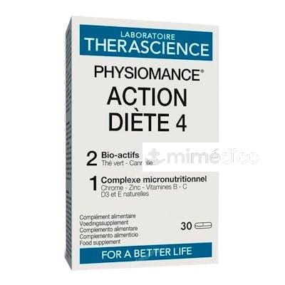 PHYSIOMANCE ACCION DIETA 4 30COMP. THERASCIENCE