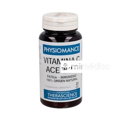 PHYSIOMANCE VITAMINA C ACEROLA 30COMP.MAST. THERASCIENCE