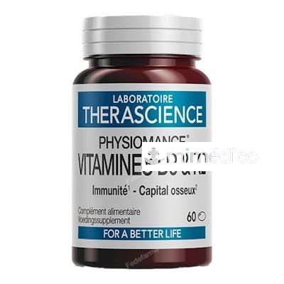 PHYSIOMANCE VITAMINA D3+K2 60CAP. THERASCIENCE