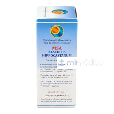 MSA AESCULUS HIP. YEMAS CASTANO DE INDIAS 50ML. HERBOPLANET