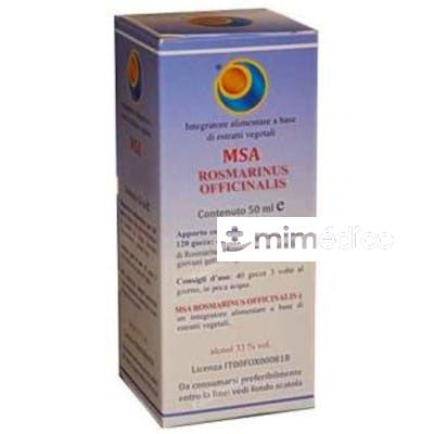 MSA ROSMARINUS OFF. JOVENES BROTES ROMERO 50ML. HERBOPLANET