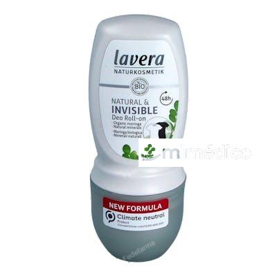 DESODORANTE ROLL-ON 48H INVISIBLE & NATURAL 50ML. LAVERA