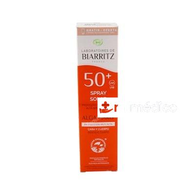 SPRAY SOLAR CARA Y CUERPO SPF50+ 100ML. ALGA MARIS - LAB. BIARRITZ