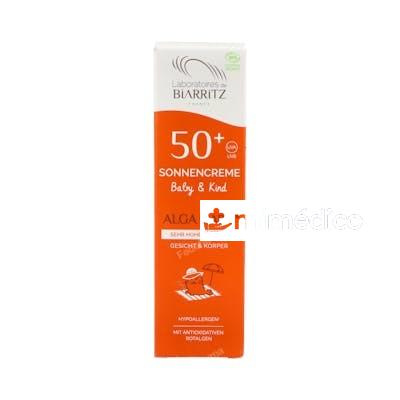 CREMA SOLAR NINOS SPF50+ 100ML. BIO ALGA MARIS - LAB. BIARRITZ