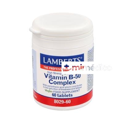 VITAMINA B-50 COMPLEX 60 COMP. LAMBERTS