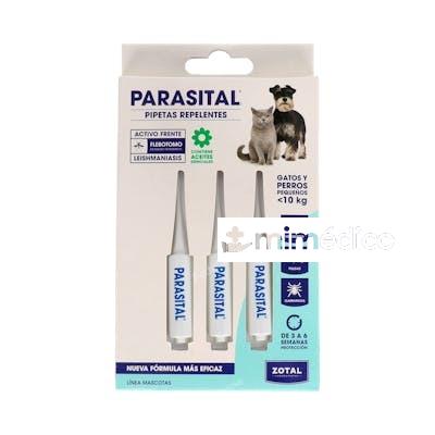 PARASITAL PIPETA ANTIPARASITARIO PERROS PEQ Y GATO ZOTAL VETERINARIA